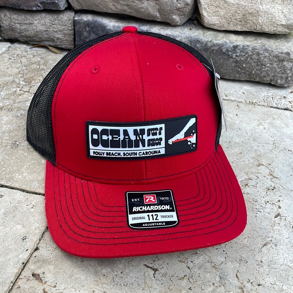 NWT Ocean Surf Shop Adjustable Trucker Hat